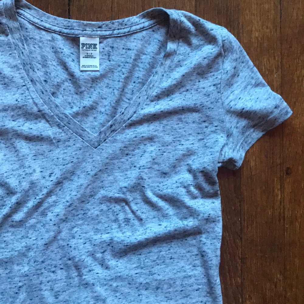 Pink V-Neck Tee
